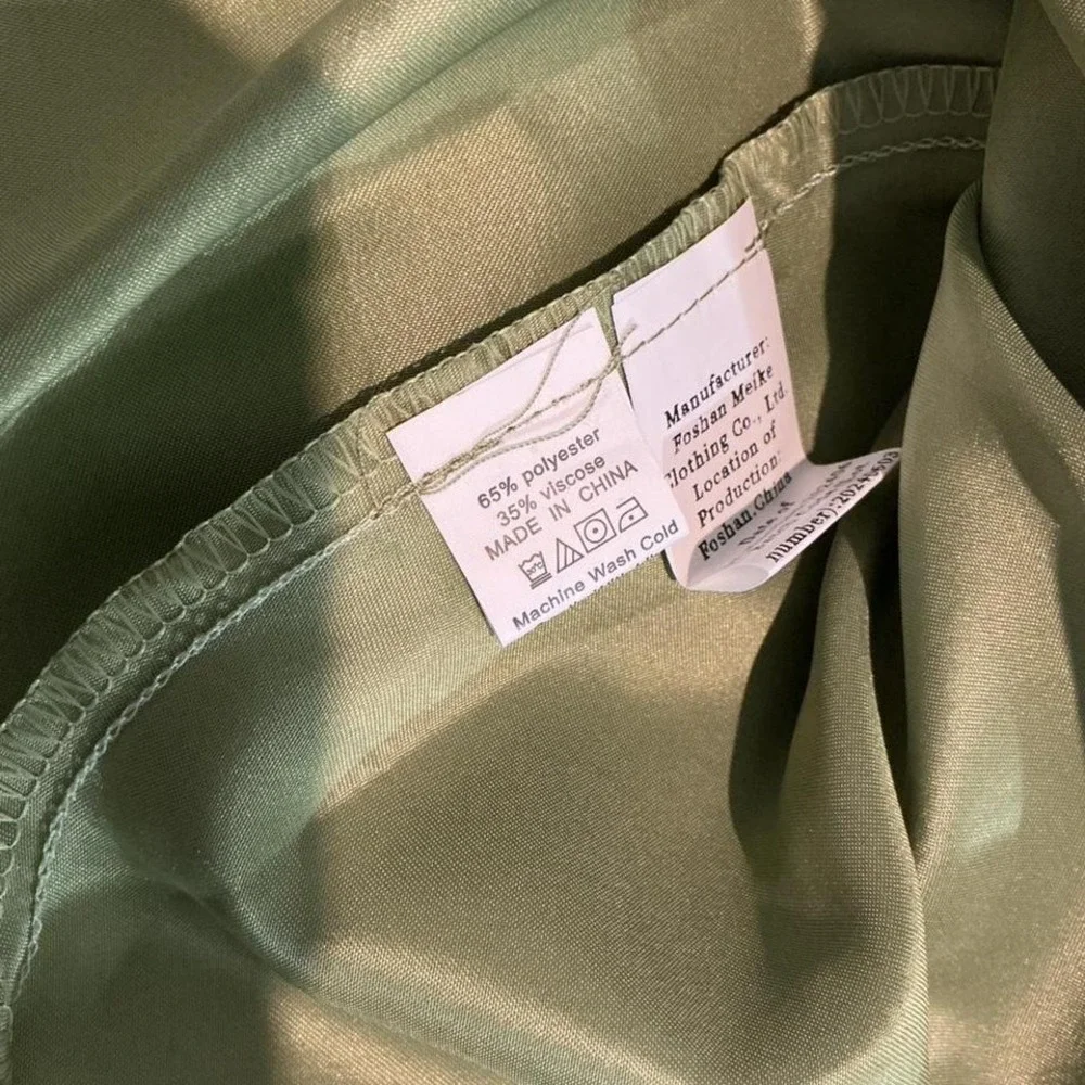 Unbranded Formal Gown Kids 10-12 yrs Sage Green Wedding Sequin Tulle Bow Dress - Picture 7 of 8